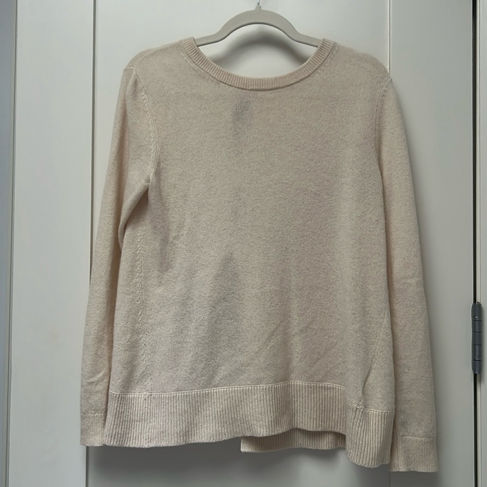 Club Monaco cashmere bow sweater
